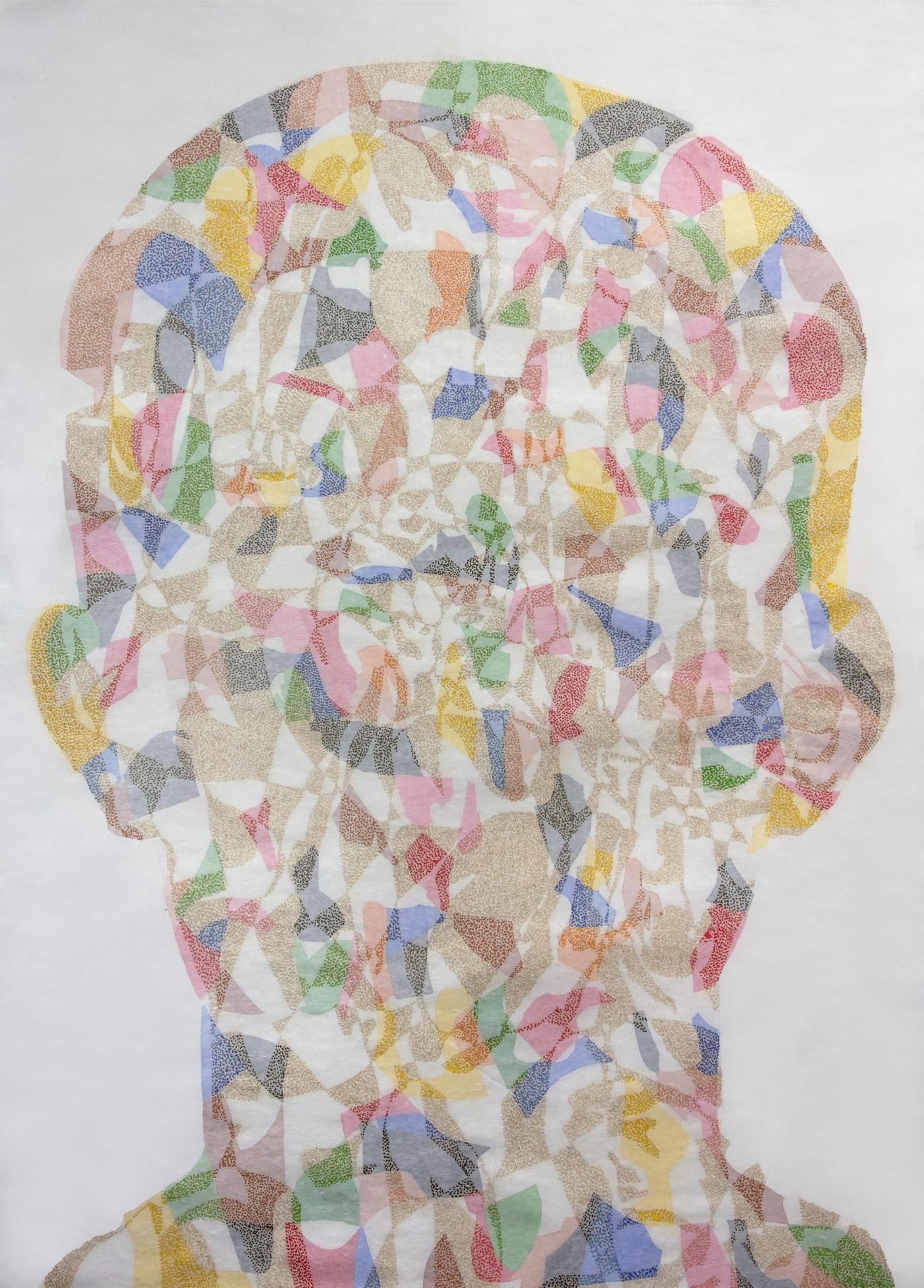 본문 이미지 - 이길우 All kinds of things025-1 2025 140x180cm Incense, Mixed media on hanji paper &#40;선화랑 제공&#41;