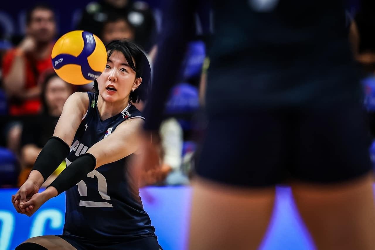본문 이미지 - 여자배구 대표팀 주장 강소휘. &#40;FIVB 제공&#41;
